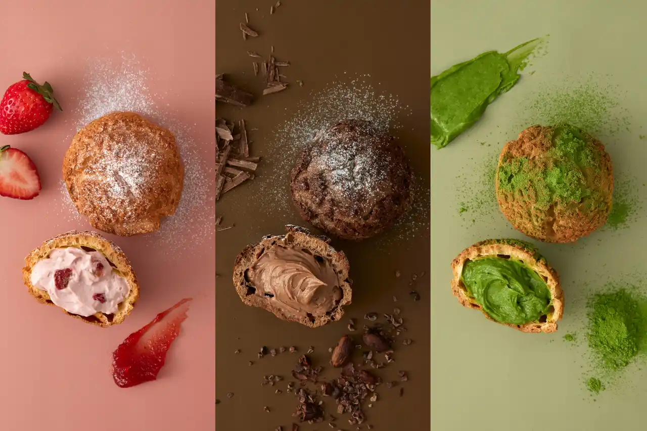 【株式会社ヨックモック】 旅の玄関口、ヨックモック東京駅一番街店 “限定” スイーツ 季節を旅するおいしさ『ヨックモックの手作りクッキーシュー』