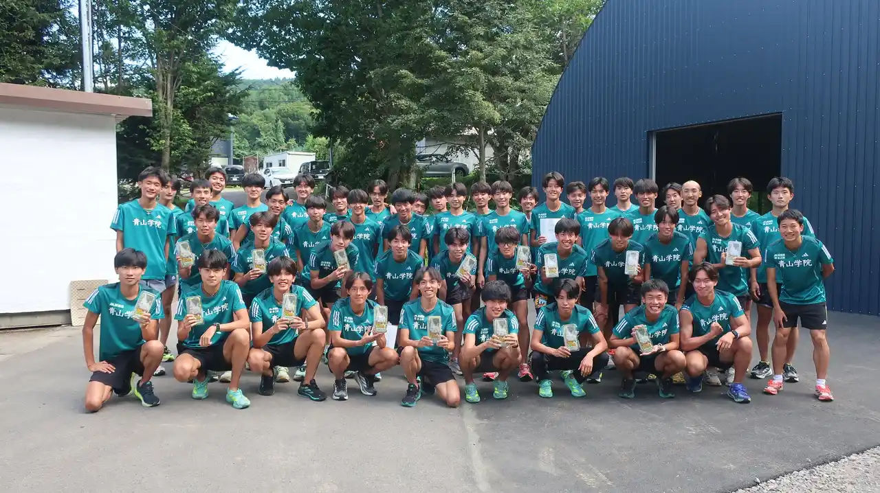 青山学院大学陸上競技部と村上農園がパートナー契約を締結