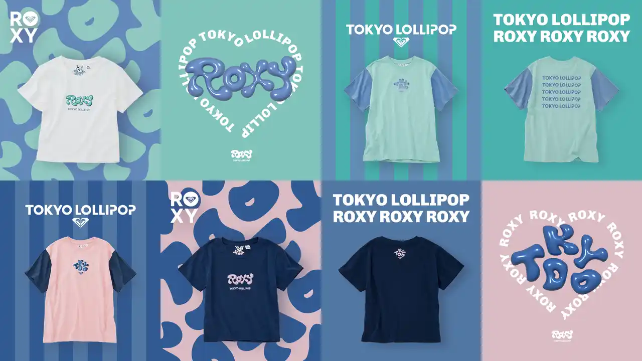 【ROXY × TOKYO LOLLIPOPコラボ】全国のROXY取扱店舗で7月23日~新発売！東京・原宿「and ST TOKYO」にて期間限定のPOP UP STOREをオープン！