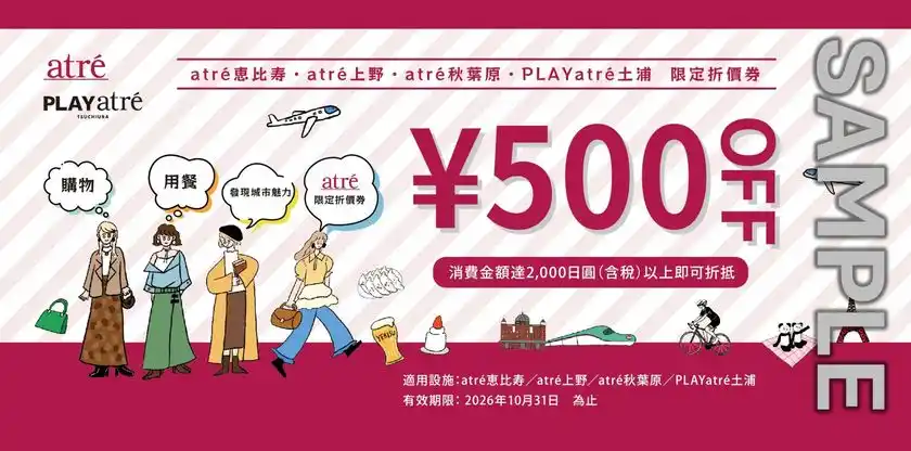 クーポン券面(サンプルイメージ)