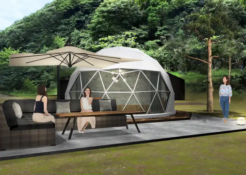 グランピング棟　外観