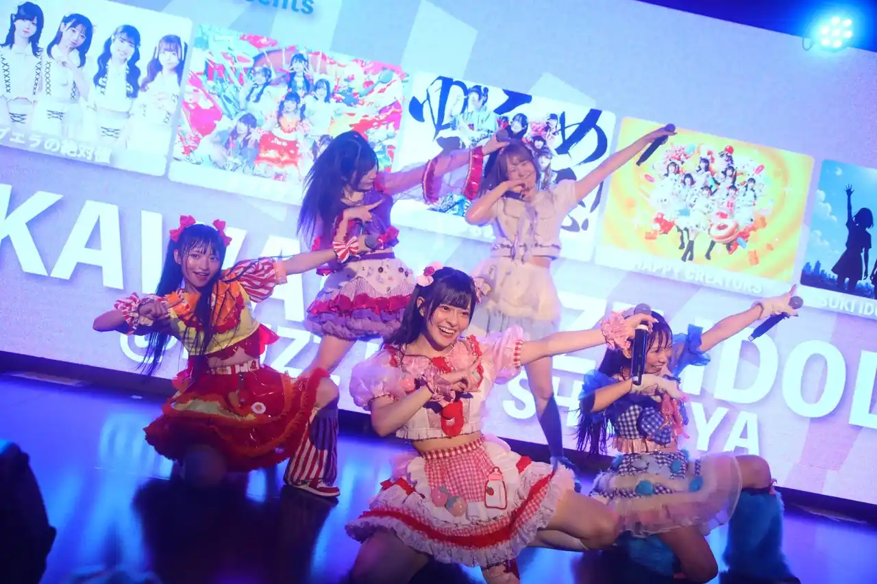 BUZZチケ presents『KAWAII BUZZ IDOL vol.1』開催！ゆるめるモ！、スプスラッシュ、HAPPY CREATORS、プエラの絶対値らが渋谷を熱狂で包む