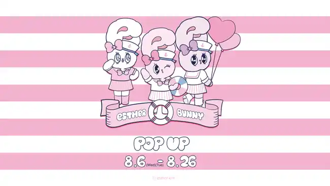 【JR西日本】 【(株)ジェイアール西日本デイリーサービスネット】話題のキャラクター「エスターバニー」が大阪・兵庫の駅ナカに登場！