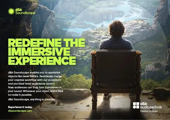 2026年3月、有明に日本初のイマーシブサウンド常設ホールが誕生。イマーシブサウンドシステム「d&b Soundscape」を世界最大級*で導入。ライブ音響は次のステージへ