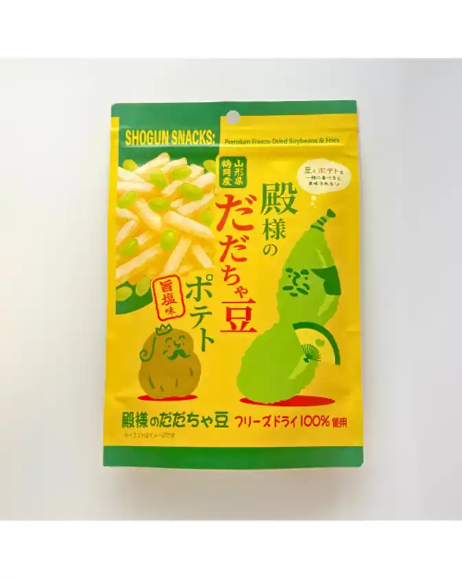 幻の枝豆“だだちゃ豆”を贅沢に使用！『殿様のだだちゃ豆ポテト』2025年夏・数量限定発売