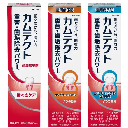 【Haleonジャパン株式会社】 カズレーザーさんがブランドアンバサダーを務める歯周病予防ハミガキ「カムテクト」がパッケージを一新！