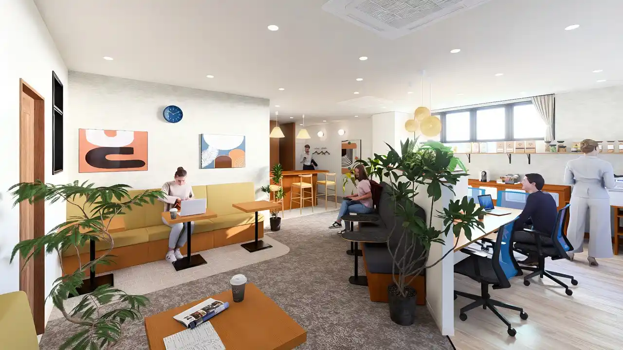 在宅ワーク率が川崎市トップの中原区に新拠点自宅に代わる、“仕事のオン・オフがつけやすい”サードプレイス「BIZcomfort元住吉」 2025年9月1日(月)オープン