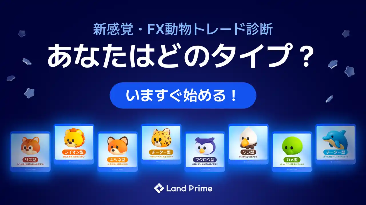 【NETPRIME】 Land Prime、X（旧Twitter）で“話題のトレードタイプ診断イベント”を開催