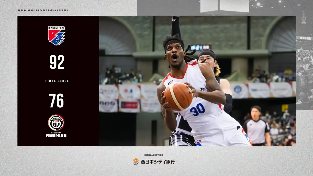 B2福岡｜3Pシュート攻勢で突き放す 鹿児島との九州ダービー初戦を制す