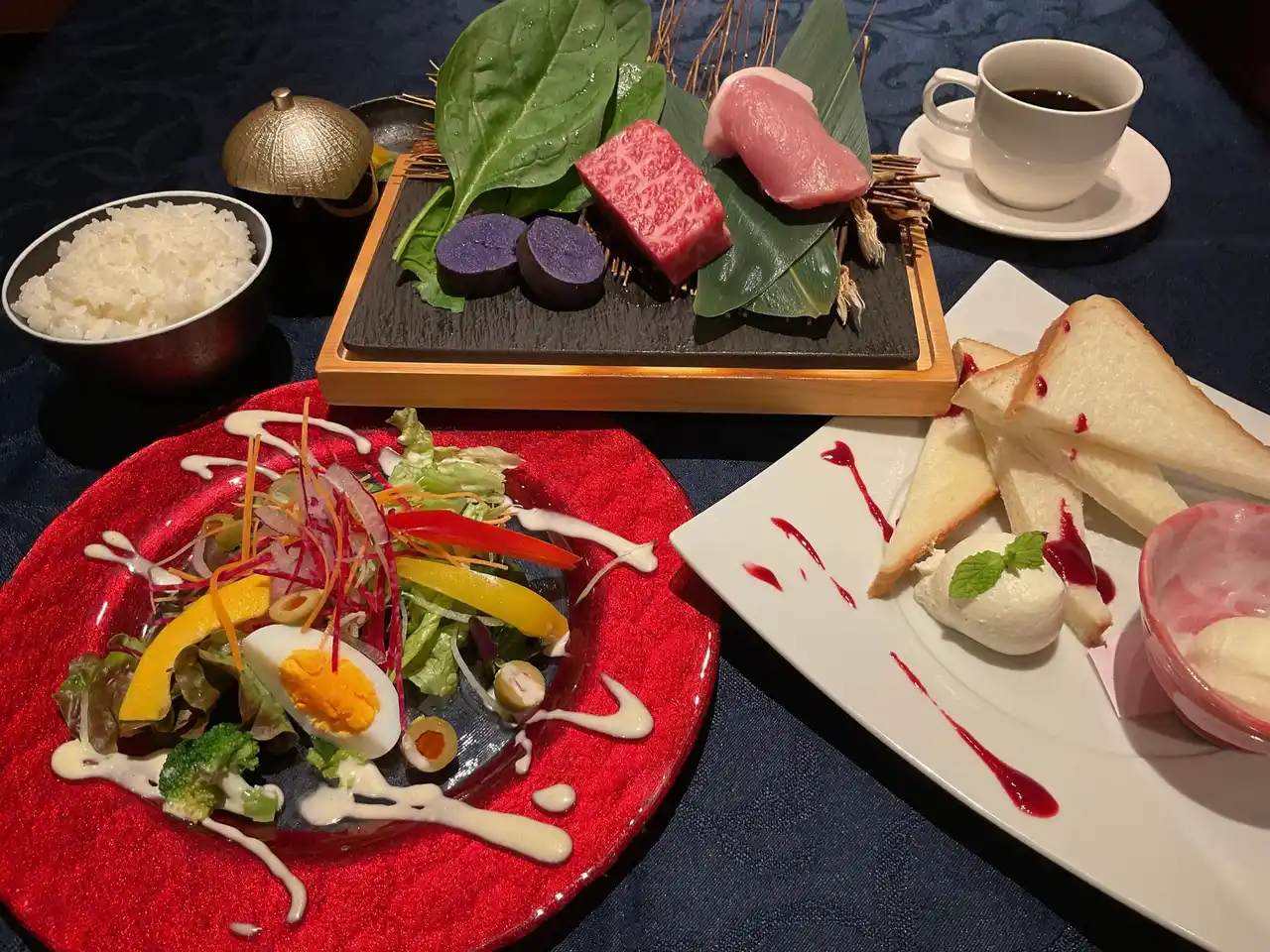 【9月平日ランチ限定！】大淀河畔みやちくにて"宮崎牛×豚ロースの至福の鉄板焼コース"がご堪能いただけます！