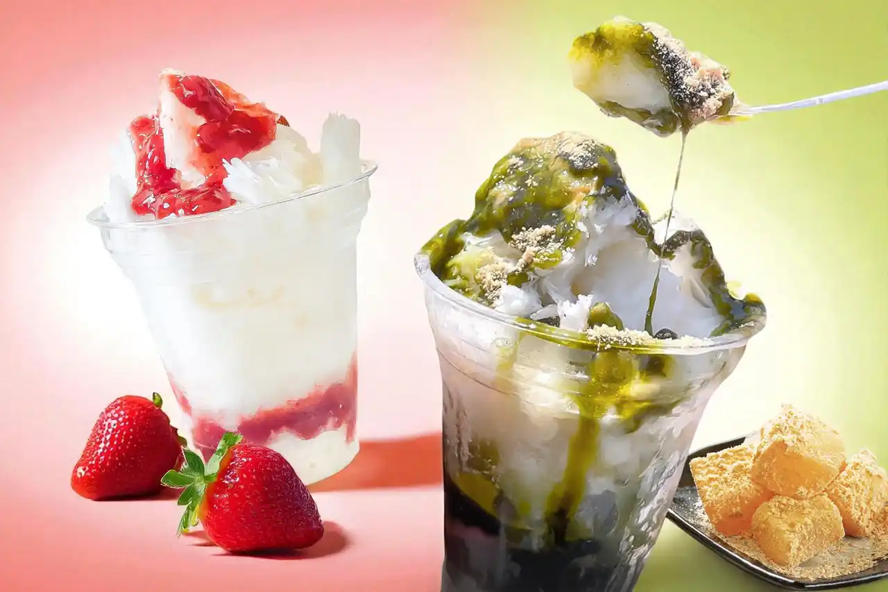 【7/25新発売】幻の“白バラ牛乳”でつくる、究極の濃厚かき氷。「抹茶」と「いちごミルク」が今だけ登場！