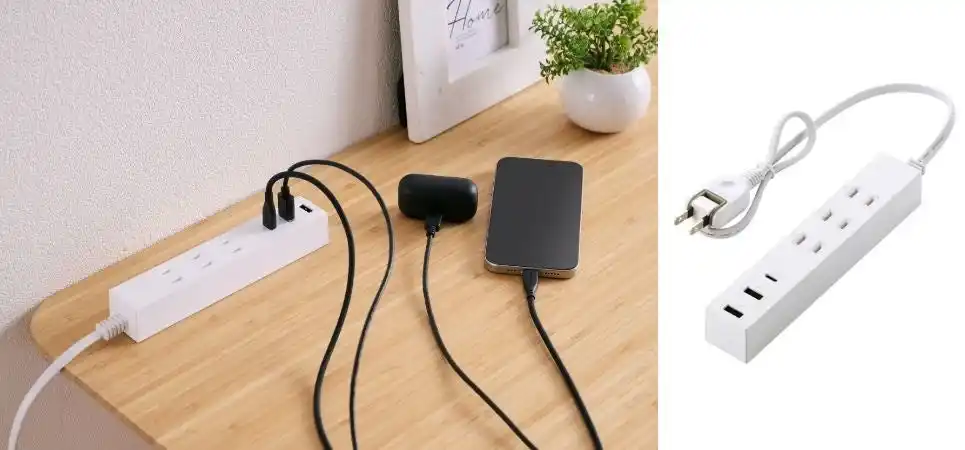 【エレコム株式会社】 スマートフォンのACアダプター不要で充電できる!狭い場所にもフィットするスリム形状のコード付きUSBタップ 4製品を新発売