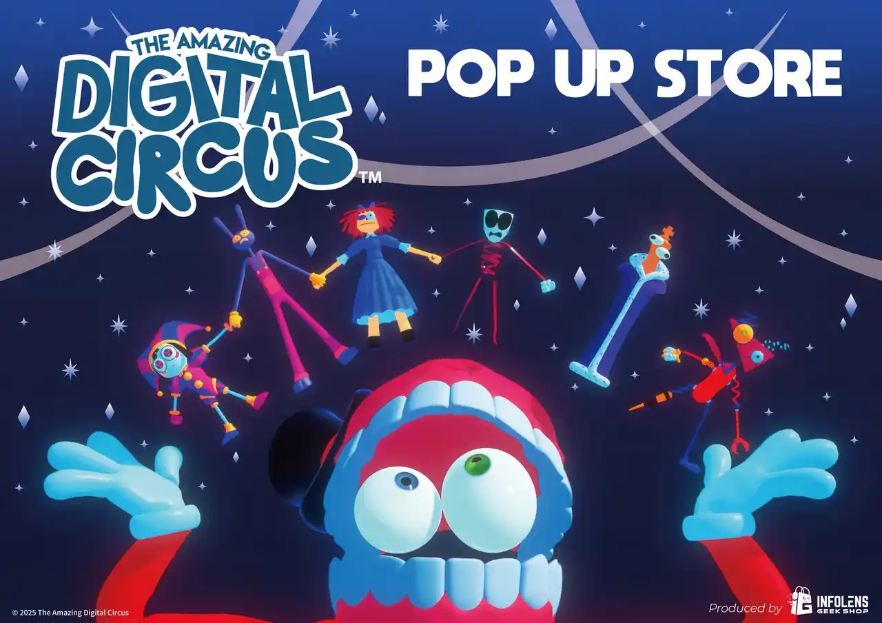 世界的大人気アニメーション「アメイジング デジタル サーカス」のPOP UP STOREがあべのHoopと新宿マルイアネックスで追加開催決定！