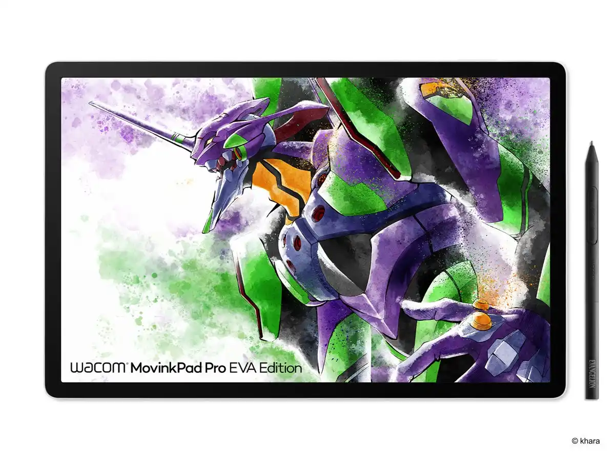 【株式会社ワコム】 ワコム、『エヴァンゲリオン』とのコラボレーションによる限定モデル「Wacom MovinkPad Pro EVA Edition」を先行披露