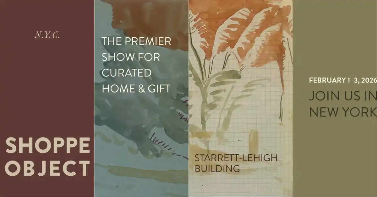 【株式会社リアルジャパンプロジェクト】 日本の工芸・ライフスタイルブランドが北米市場へニューヨークで開催「SHOPPE OBJECT 2026 winter」に出展