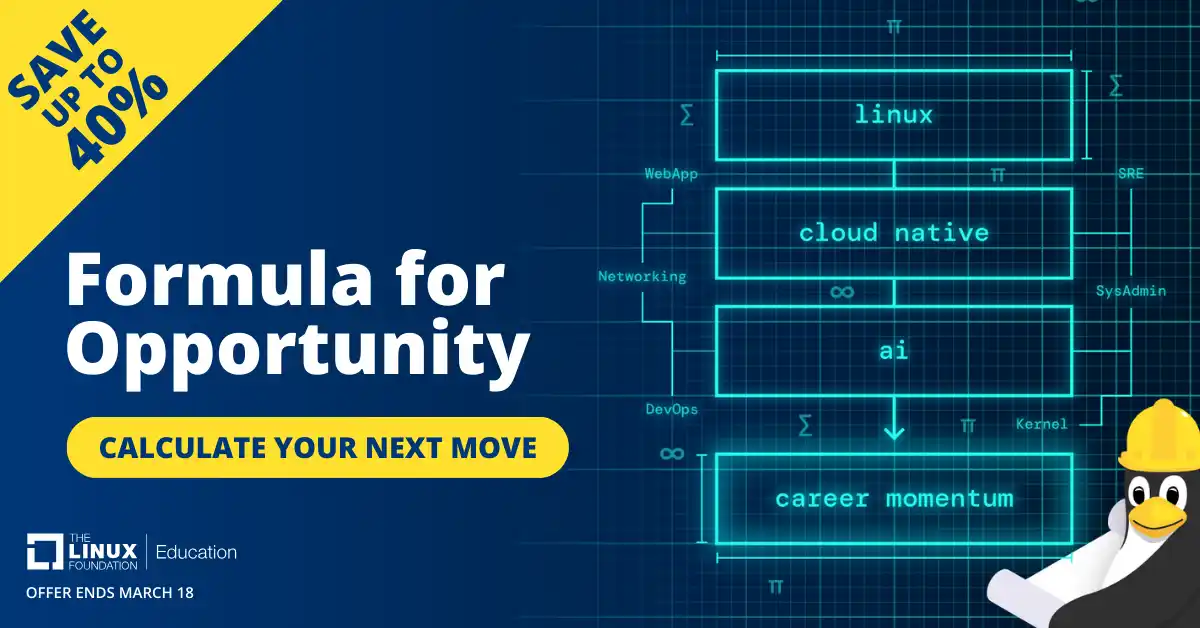 【The Linux Foundation Japan】 キャリアを加速させる 「成功の方程式」LF Education認定試験＆コース バンドルキャンペーン