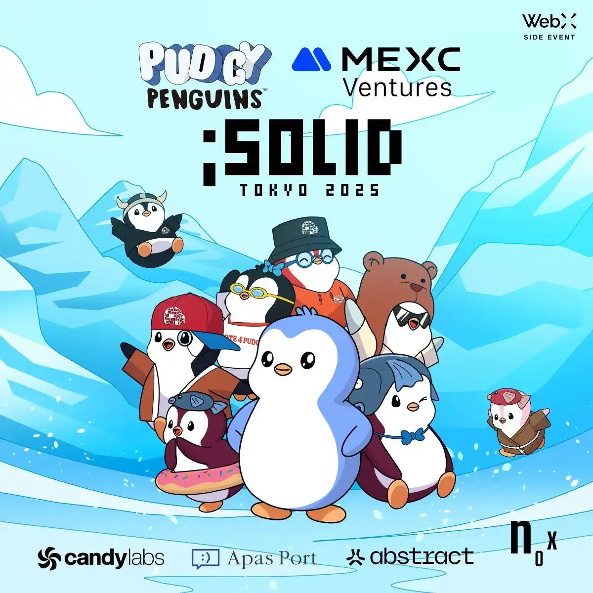 【株式会社Apas Port】 Apas Port、Pudgy Penguins公式イベント『;SOLID』にスポンサー参加