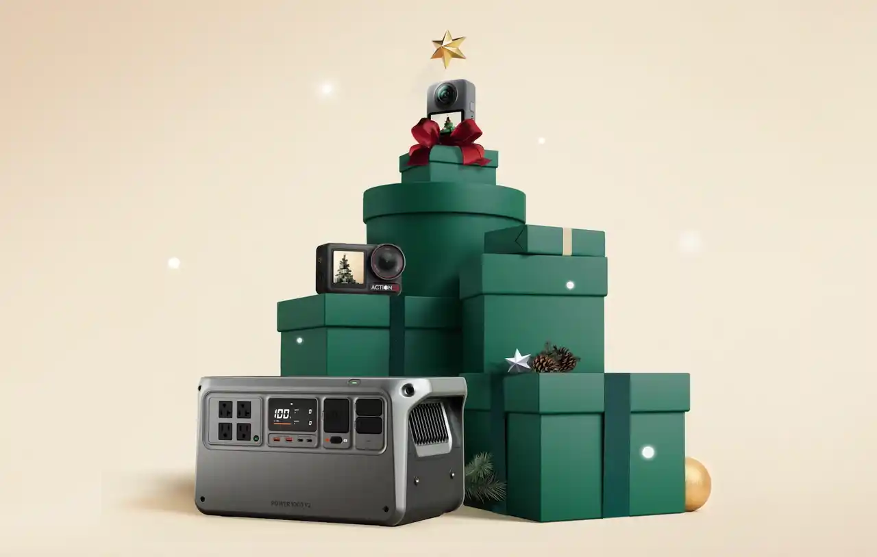 【DJI JAPAN 株式会社】 DJI、クリスマスセールをAmazonにて開催！冬のホリデーシーズンにピッタリなアクションカメラやポータブル電源が特別価格に。