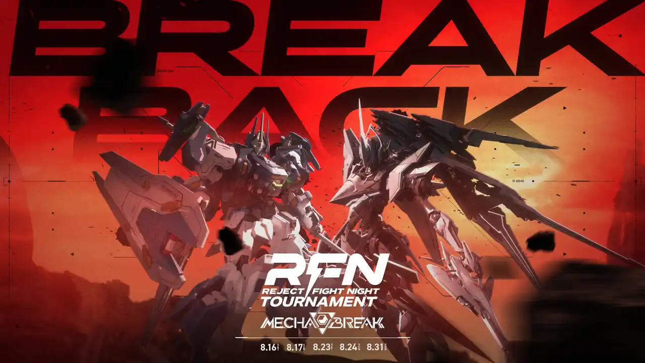 【株式会社REJECT】 株式会社REJECT主催の初のトーナメント大会『RFN TOURNAMENT Mecha BREAK』を8月16日より開催決定
