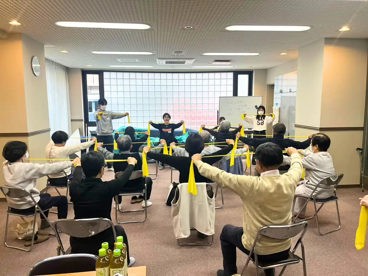 【学校法人追手門学院】 追大生がシニア向け運動教室「健幸応援隊」開催。高齢者の孤独化とフレイル予防へ地域と連携