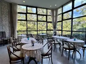 【一般社団法人　日本自動車連盟】 【JAF愛媛】高畠華宵大正ロマン館「カフェ・カショー」(愛媛県東温市) JAFスマートフォンアプリクーポン提示でメニュー料金10％割引！