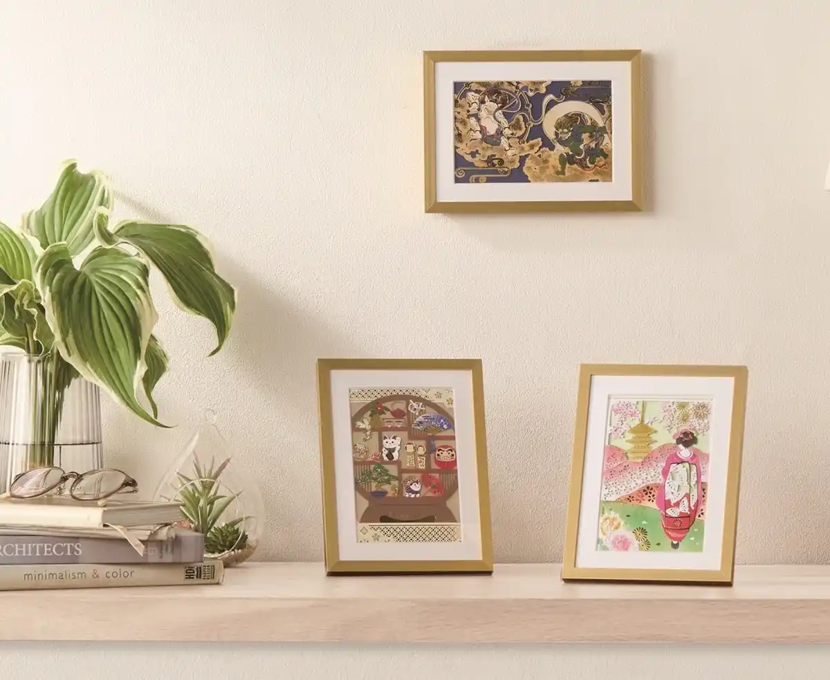 繊細なレーザー加工×日本の美をポストカードに。葛飾北斎の名作や風神雷神をモチーフにした、お土産にもおすすめの新シリーズ「レーザーギャラリーポストカードコレクション」発売