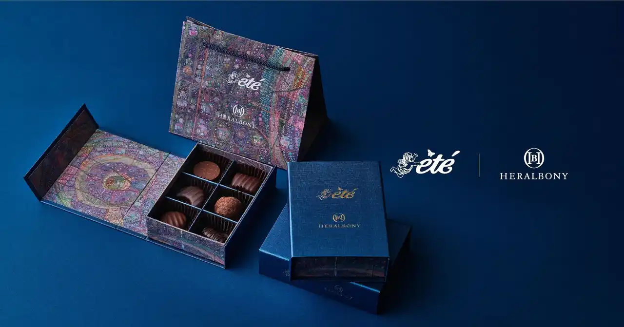 【ヘラルボニー】 へラルボニー、「ete」の庄司夏子シェフとコラボレーション。チョコレートボックス「ete × HERALBONY｜Chocolat BOX」が誕生。