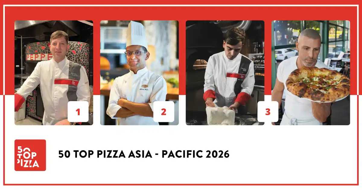 【Lsdm Societa' A Responsabilita' Limitata Semplificata】 50 TOP PIZZA ASIA - PACIFIC 2026にて「RistoPizza by Napoli sta ca」（東京）が2026年のアジア太平洋地域におけるベストピッツェリアに選出！