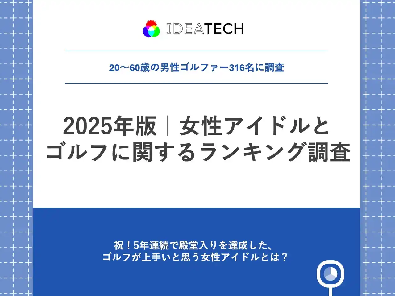 【株式会社IDEATECH】 【祝！5年連続で殿堂入り決定】男性ゴルファーが選ぶ「最もゴルフが上手いと思う女性アイドルランキング 2025」、第1位「山内鈴蘭さん（元SKE48）」