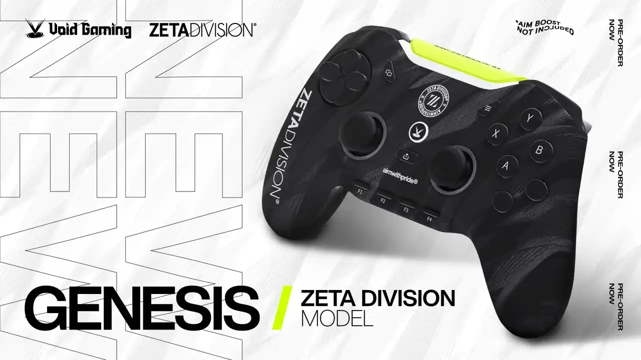 【GANYMEDE株式会社】 ZETA DIVISION × Void Gaming コラボコントローラーの予約開始、及びスポンサー契約締結を発表