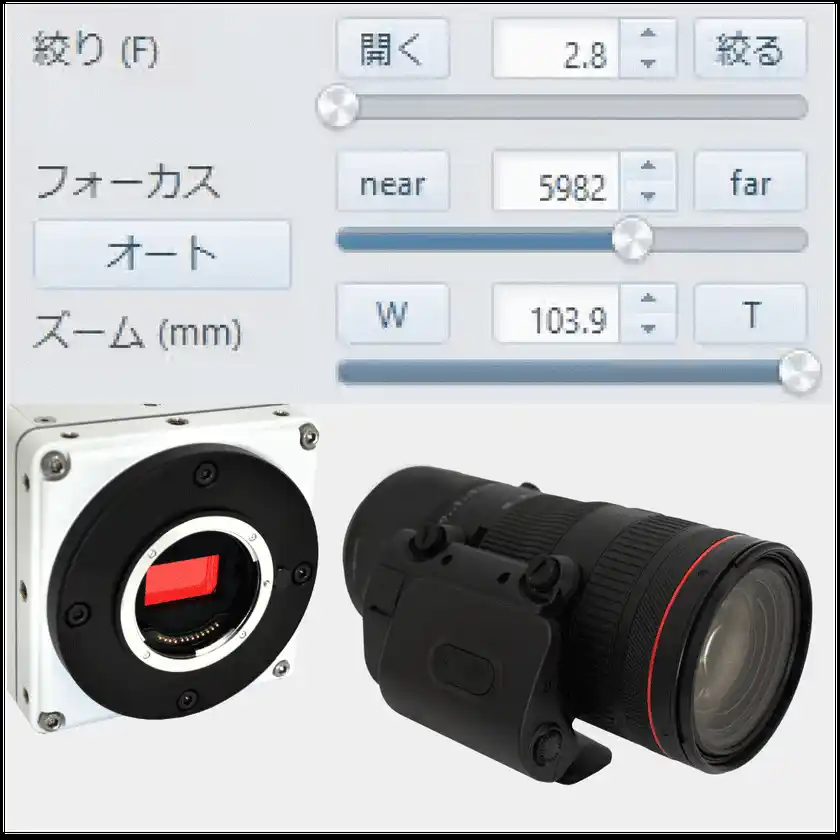 RF マウントレンズ対応