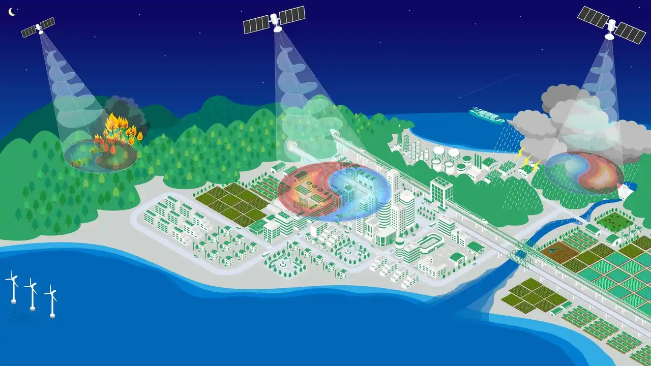 【株式会社 日立製作所】 日立、宇宙からの災害監視・インフラ管理の精度を高める「構造化電波」技術の原理検証に成功