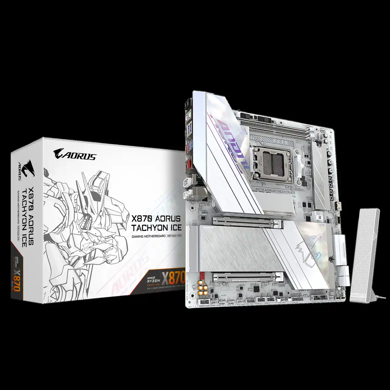 【株式会社ニューエックス】 GIGABYTEよりAMD X870チップセット搭載、OC特化E-ATX マザーボード Amazon限定モデル「X870 AORUS TACHYON ICE」発売