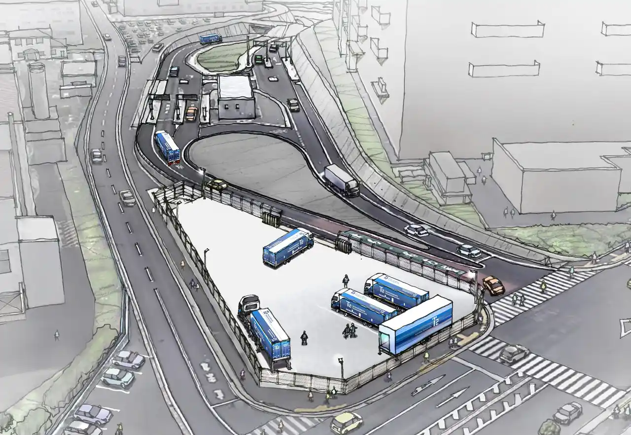 【株式会社T2】 神奈川県綾瀬市に自動運転トラックの無人/有人運転を切り替える拠点を設置へ