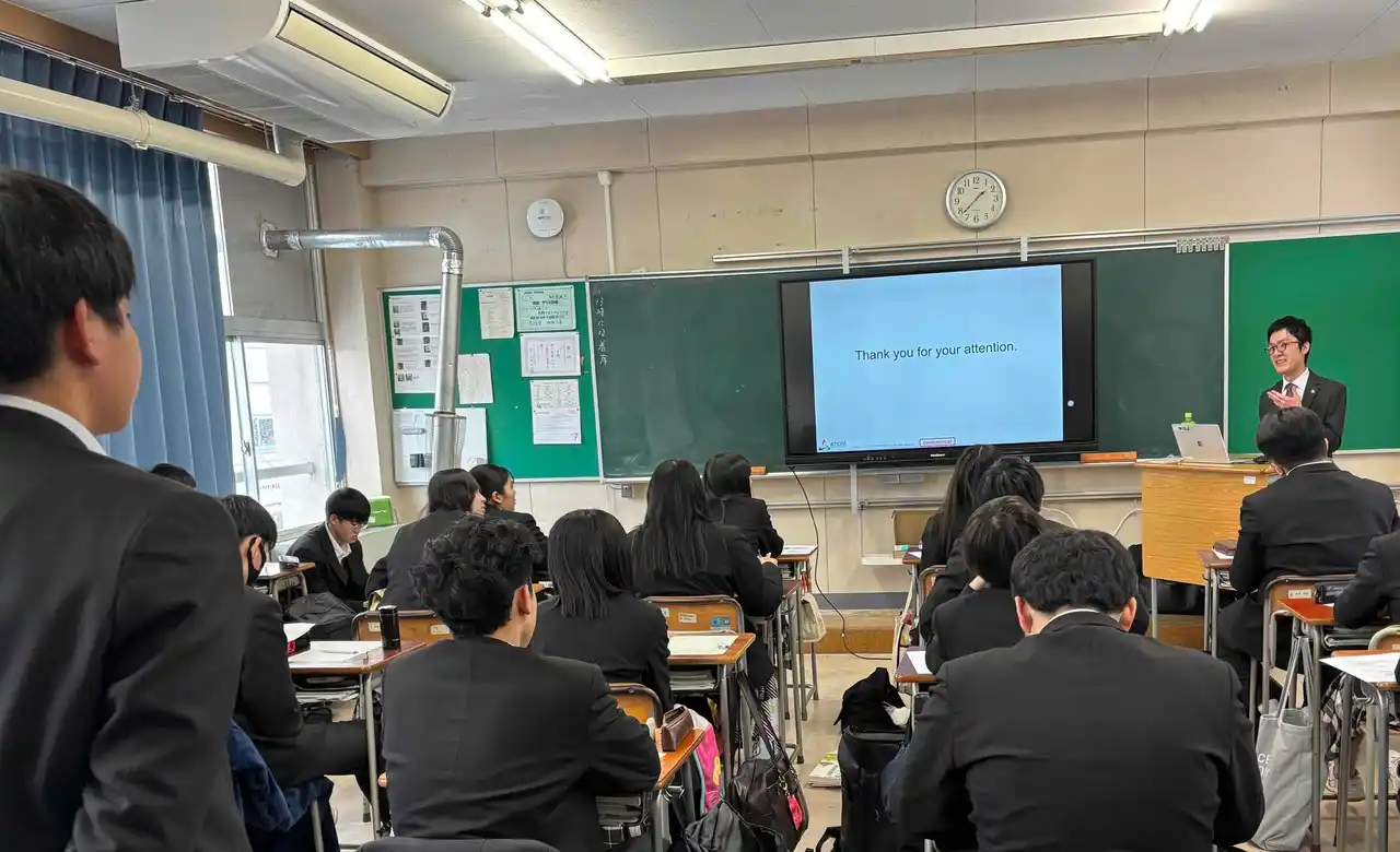 株式会社アトムと福井県との産業振興に関する連携協定企画。福井県立 福井農林高校 食品流通科にて特別授業実施