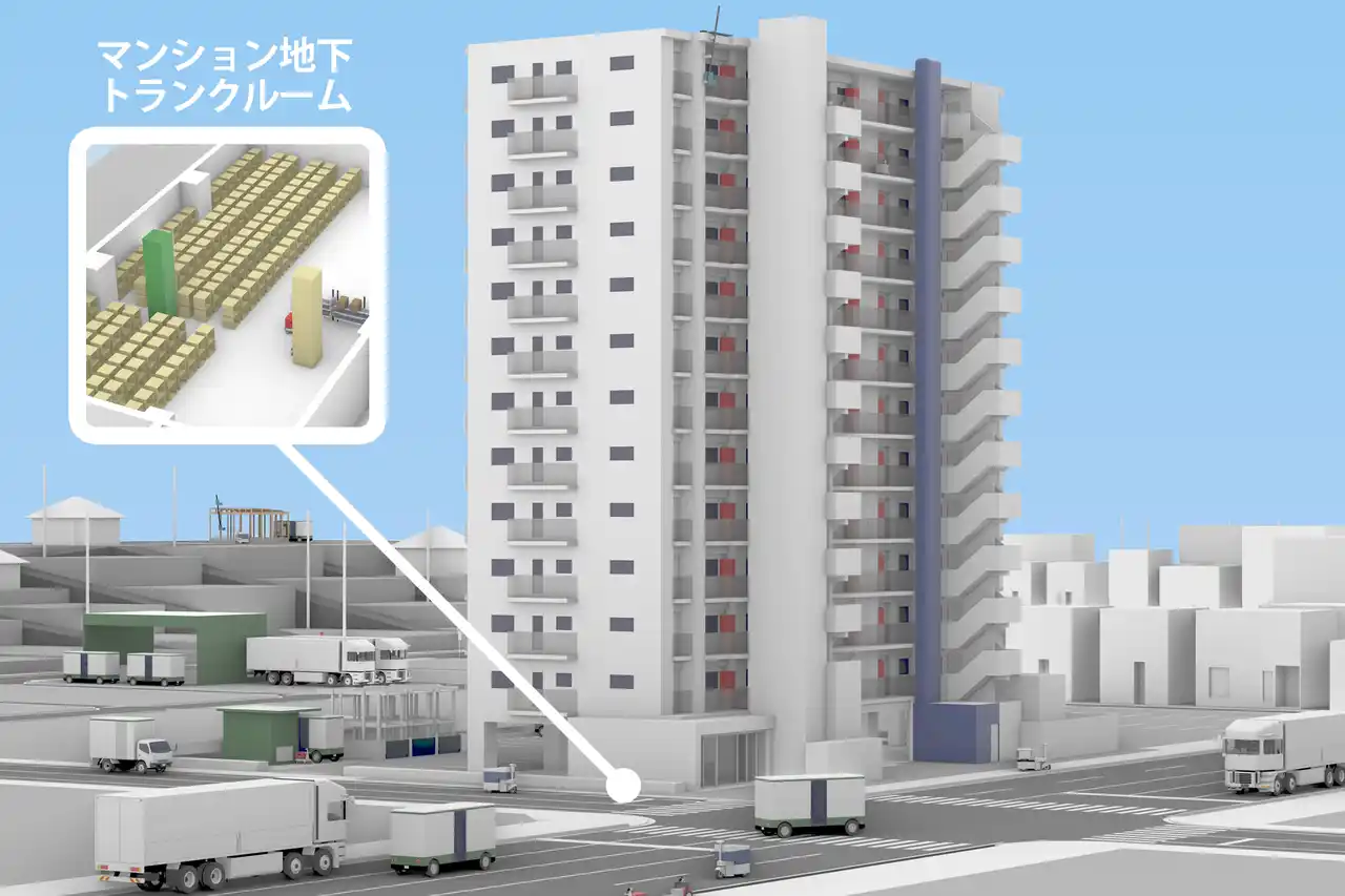 【置き配標準化】マンション物流ゲートウェイ構想 CEATEC2025でロボット床下収納を初公開