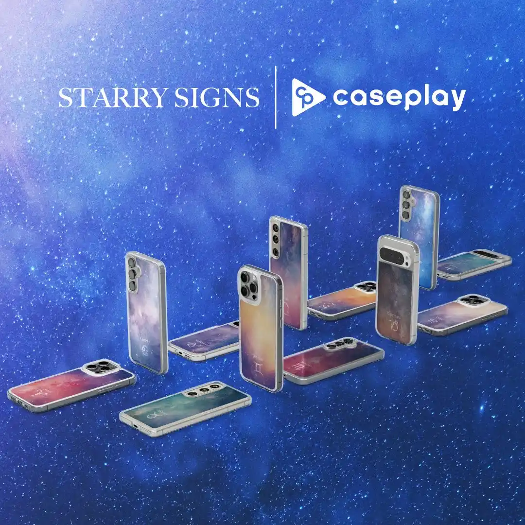 【株式会社FOX】 caseplayから星空と12星座の神秘をデザインに込めた「Starry Sings」のスマートフォンアクセサリーが、12デザイン×130機種以上のラインナップで登場！