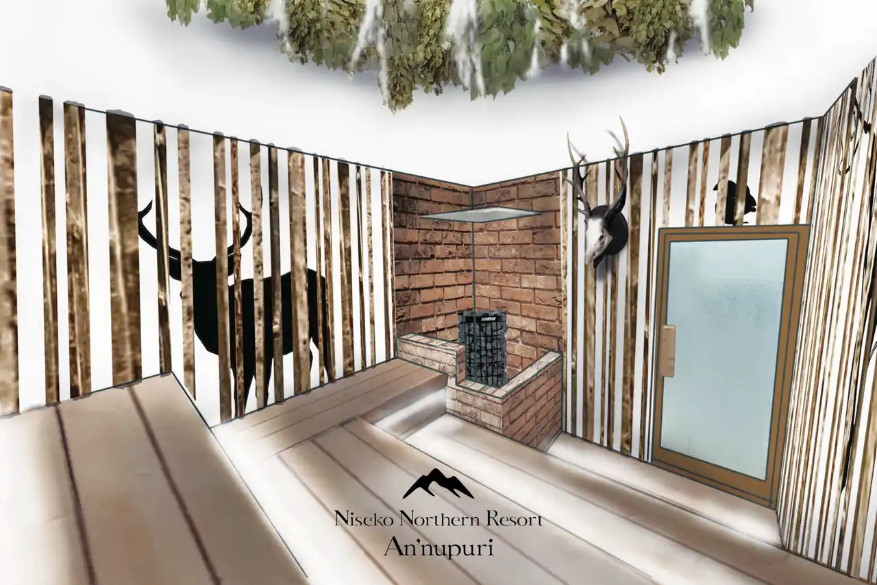 雪見外気浴ができるサウナを「北海道」コンセプトで全面リニューアル！ニセコ天然温泉＆雪見外気浴＆セルフロウリュ対応【北海道・ニセコノーザンリゾート・アンヌプリ】