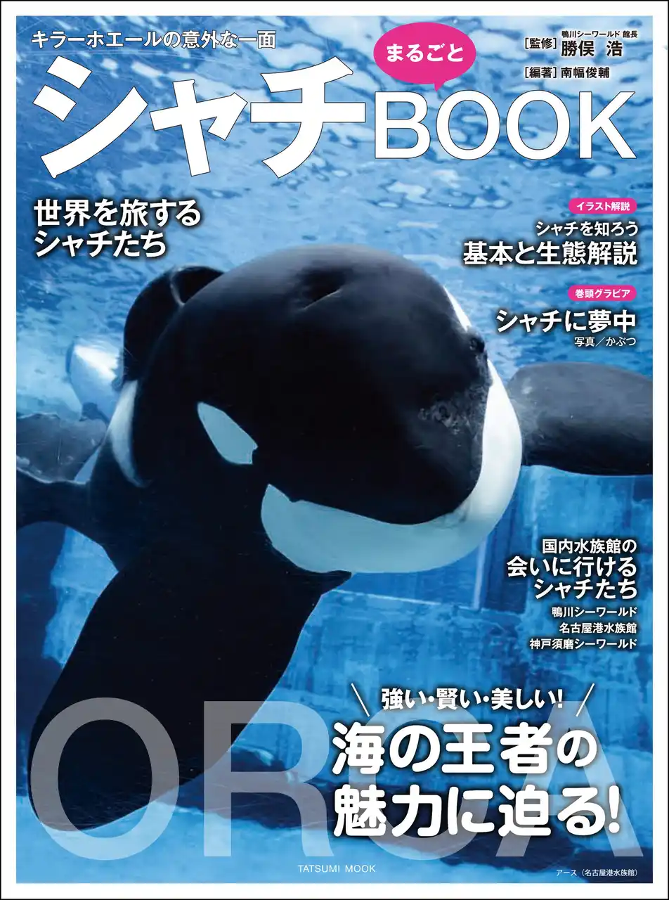 予約完売の大反響 “海の王者”シャチの魅力に迫る『シャチまるごとBOOK』が7月31日発売