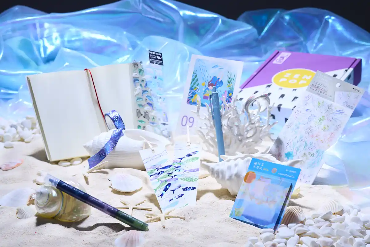 【ZenGroup株式会社】 ZenPop、9月は「海夢（Marine Dream）」をテーマにした文房具ボックスを発売