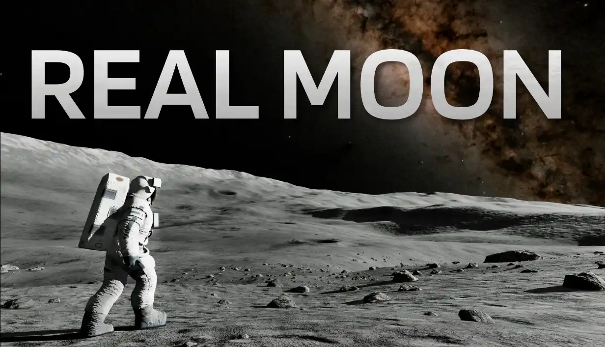 リアルな月面探索シミュレーター「REAL MOON」12月16日より無料でリリース。ヒストリアとJAXAの共同研究による月面シミュレーション環境を利用。