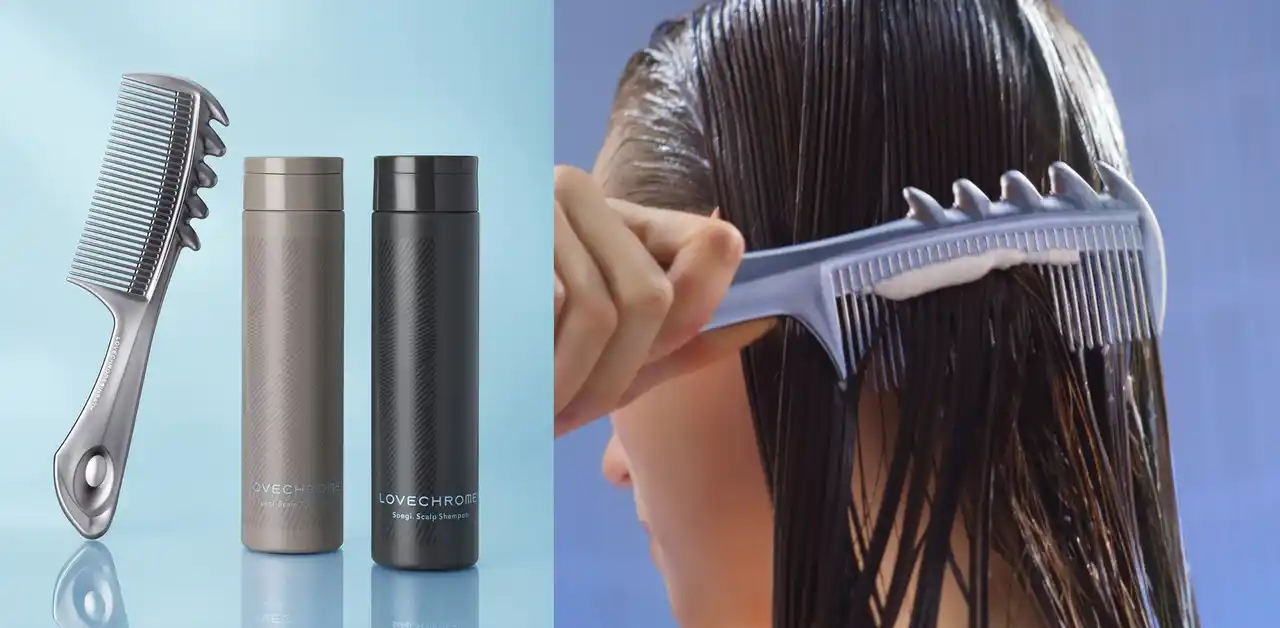 【株式会社YC・Primarily】 ラブクロムから、毎日のドライタイムを快適にする「ヘアラップタオル」が登場。コーム専用設計シャントリとともに、ツヤ髪習慣をサポート。