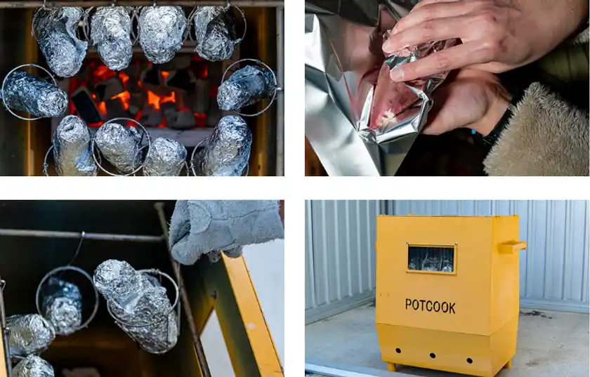 「シャトーブリアン」製造時の作業風景