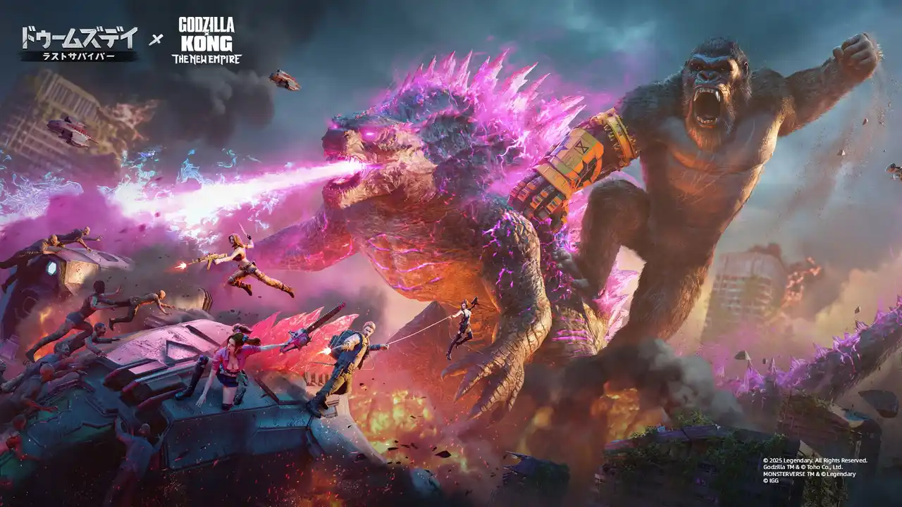 【IGG】 ゾンビ系戦略シミュレーションRPG『ドゥームズデイ：ラストサバイバー』、映画『ゴジラ×コング 新たなる帝国』とのコラボイベントを8月1日より開催決定！