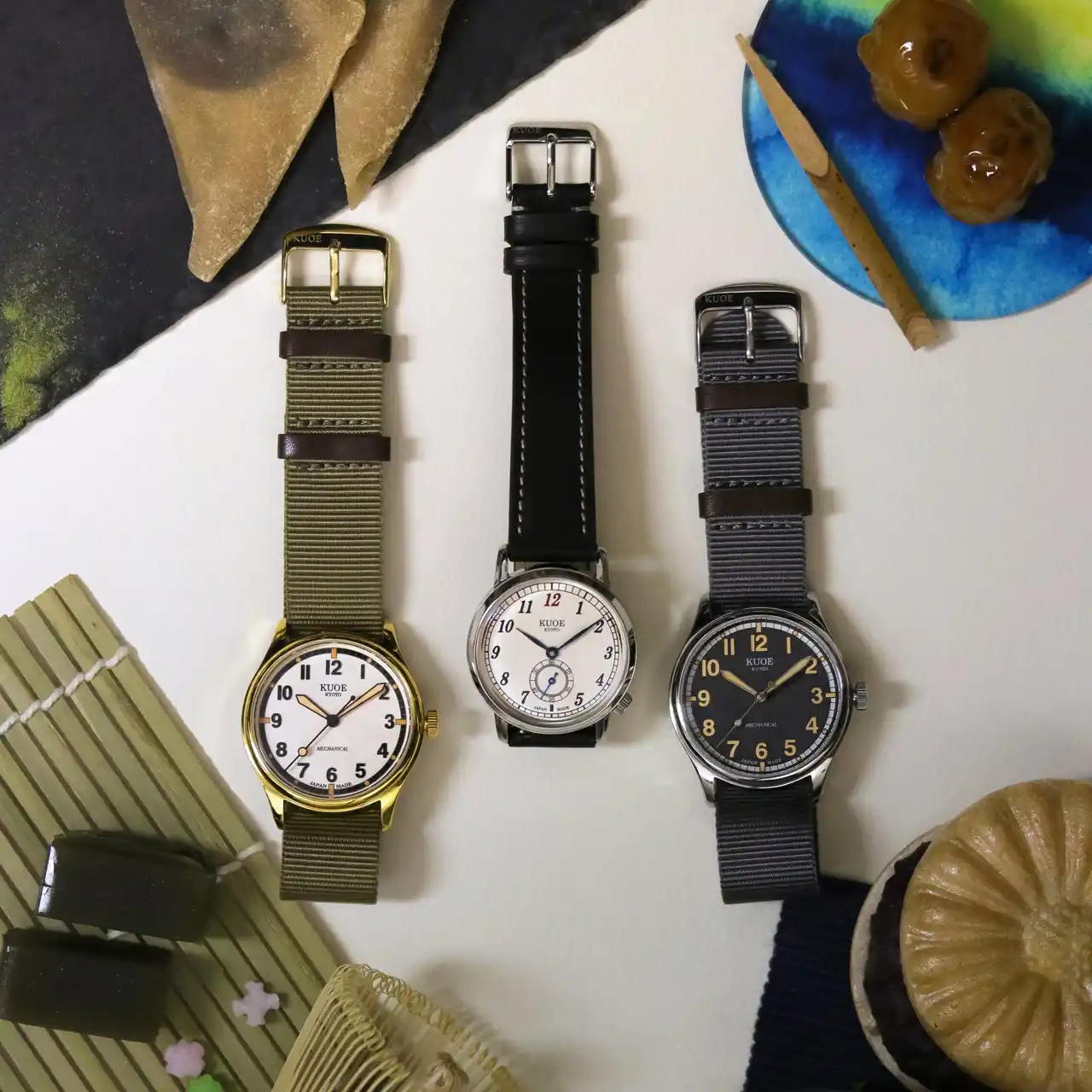 【株式会社ヌーヴ・エイ】 TiCTACが設立5周年を迎えた「KUOE」とコラボし別注モデルを3型発表