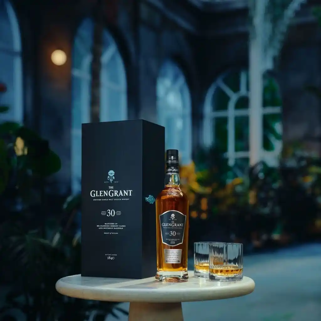 シングルモルトスコッチウイスキー 「グレングラント」のウルトラプレミアムライン、GLASSHOUSE COLLECTIONシリーズの最終章となる「グレングラント30年」を発売