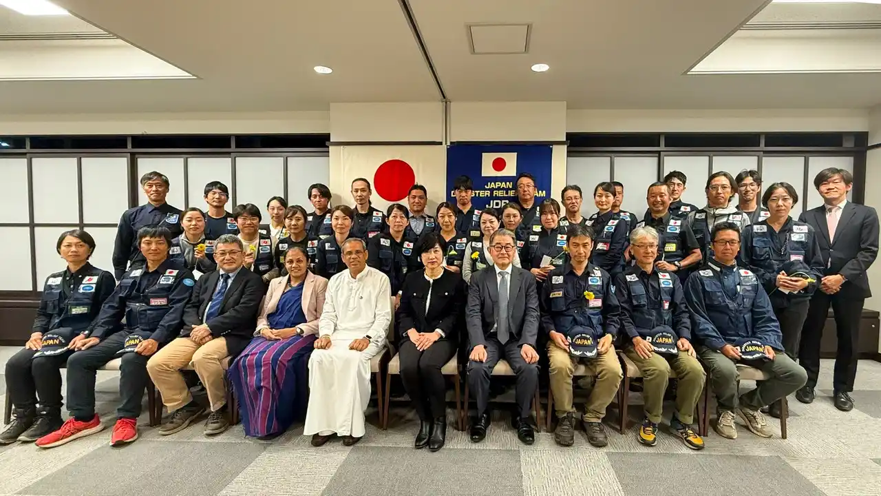 【JICA】 スリランカにおけるサイクロン被害に対する国際緊急援助隊・医療チームが帰国