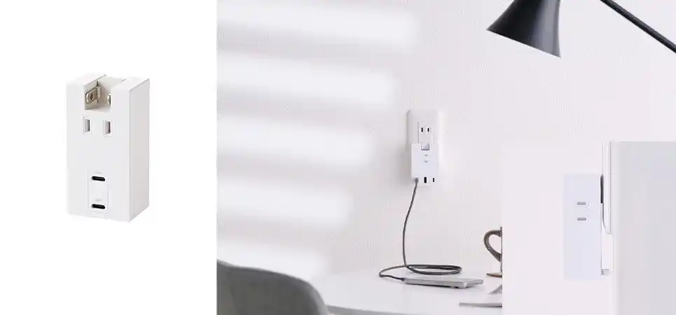 【エレコム株式会社】 プラグが抜けそうになるのを防ぐ機能付き！スマートフォンのACアダプター不要で充電できるコンセント直挿しUSBタップ 5製品を新発売