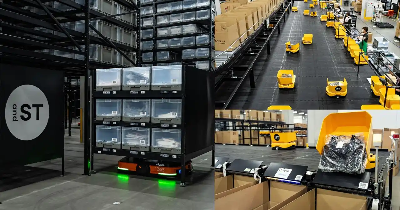 【株式会社アダストリア】 アダストリア 常総物流センターが物流効率を最大60%向上！２種類の搬送ロボットを組み合わせた保管・ピッキングシステムと国内最大級の仕分けシステムを導入