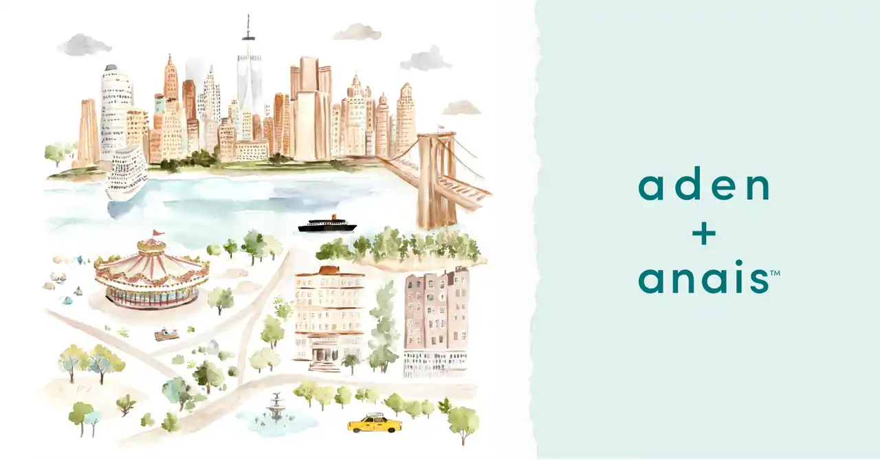 aden + anais 2026年新作コレクションを発表！新デザイン「ミューラル（一枚絵）プリント」で赤ちゃんを物語の主人公に